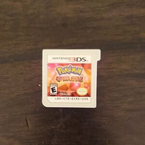 Nintendo 3DS Pokémon Omega Ruby Cartridge - Orange and White